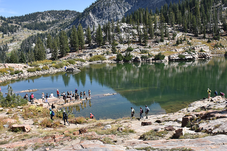 SALT LLC Lake hike